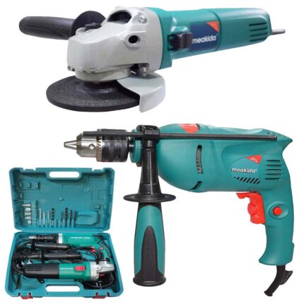Pack meule perceuse meakida 800w en valise